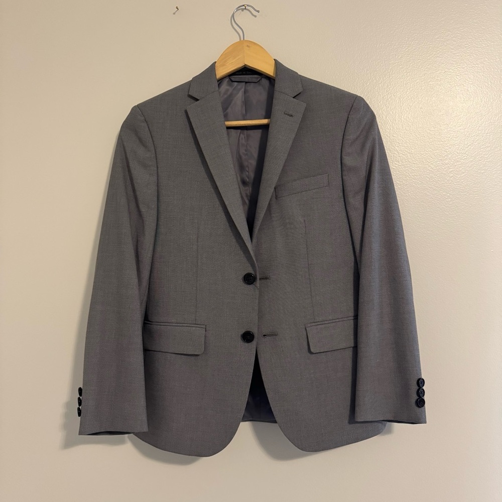 Lauren Ralph Lauren Gray Kids Blazer